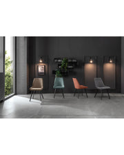 4x Sedia en Microfibre - Renard