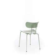 Chaise en polypropylène avec assise verte