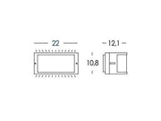 Applique E27 Bia Caffe 'Line