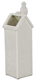 Grand vase maison d'oiseau dc-1026 cm. 13 x 13 h 43