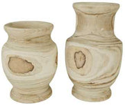 MAXI AMPHORA WOOD WOOD FW-0028 Ø CM. 27h 37.5