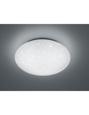 Plafond LED moderne Lukida Blanc Effet étoiles étincelantes Éclairage