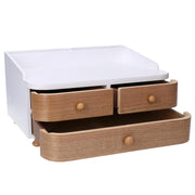 Boîte à bijoux en bois marron cm24x20,5h13,5