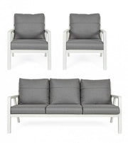 Ensemble de salon 3 pièces avec coussins Truman Lunar