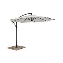 Parasol de jardin avec bras 360° Texas cm 300x h260 Anthracite-Naturel