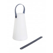 Lampe de jardin LED cylindrique en polyéthylène