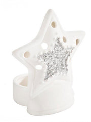 12x Bougie de Noël à Paillettes