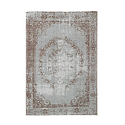 Tapis en coton bleu Syrie 140 x 200 cm
