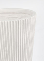 Set4 P.Vaso Côtelé Svas Bianco