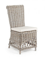 Chaise avec rotin Weave Warna à l'intérieur et à l'extérieur