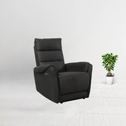 Effet gris nabuk inclinable électrique fauteuil 82 x 98 x 109 cm