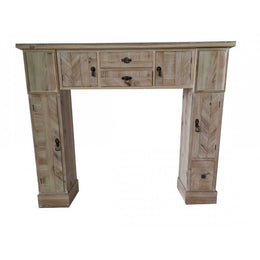 Cadre de cheminée en faux