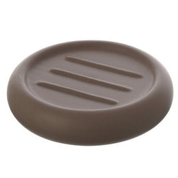 Porte-savon en céramique gris tourterelle ligne Oslo Feridras