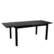 Table en aluminium Sullivan extensible anthracite cm150 - 210x90xh73