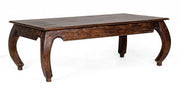 Table basse opium Jaipur en bois de style fusion cm 130x70