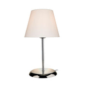 Lampe de table Elva ASZ1047 en métal et abat-jour en tissu