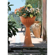 Bama Colonne Alba Fleurs cm. 43x74,5h allumé. 20 Jardinière en plastique terre cuite 31904