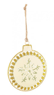 Pendaglio Flaky Sphère Or 12x