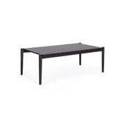 Table basse de jardin Calypso anthracite 110x60 cm