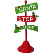 Plaque en métal Père Noël multicolore cm19x13,5h39,5