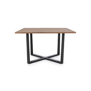 Table Helsinki anthracite-naturel 130x130 cm