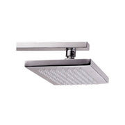 Pomme de douche murale au fini chrome