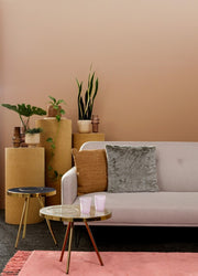 Tapis en viscose style ethnique Corail Rouge BELIZE 160x230 cm