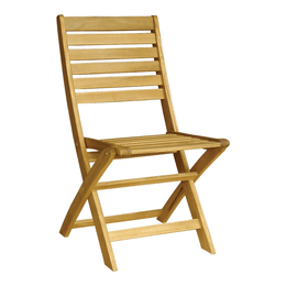 Chaise en bois sans accoudoirs