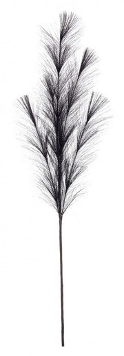 12x Branche Nelly Pampas Noir H100