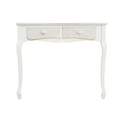 Console en MDF avec deux tiroirs Bianca CLORINNE 90x40x h78 cm