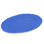 Assiette ovale bleue Juliette cm35x26h3