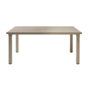 Table d'extérieur taupe 170x100x75H cm Ercole Scab