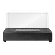 Caminetto décoratif à bioéthanol noir 355 x 180 x 205 mm