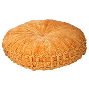 Coussin en velours orange cm ø40h12