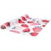 Tapis de couloir 40x140 cm ligne Fraises rouge