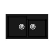 Évier Tip Toe N200 2 cuves noir