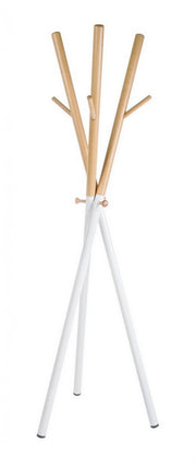 Porte-manteau blanc moderne Bastien