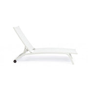 Lit d'aluminium avec roues cléopas blanches / blanches