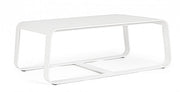 Table basse d'extérieur en aluminium Blanc MERRIGAN 105x62x h38 cm