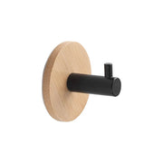 Portemanteau Simple Rond Bambou/Noir