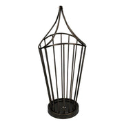 Porte-parapluie rond en métal bronze foncé cm32x30h52-70