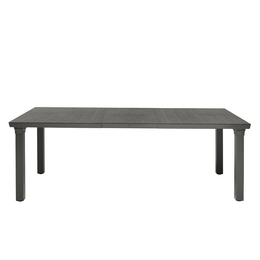 Table anthracite pour 3 170/195/220x100xh.75