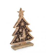 Support en bois de pin naturel et marron 8x