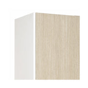 Armoire 2 portes avec caisson blanc et façade couleur orme Cm 91x52xH 210