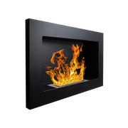 Fiche de bioéthanol ou construit -in Pise noire L 65 x P 12 x H 40