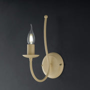 Applique murale fer ivoire Decape une lumière 21x h31 cm