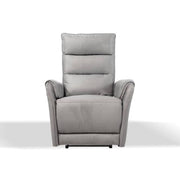 Nabuk gris clair effectuant un fauteuil électrique 82 x 98 x 109 cm