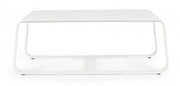 Table basse d'extérieur en aluminium Blanc MERRIGAN 105x62x h38 cm