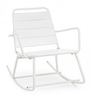 Rocking chair blanc bizzotto lillian