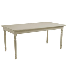 Table rectangulaire en bois shabby gris cm 80 x 160 xh 78